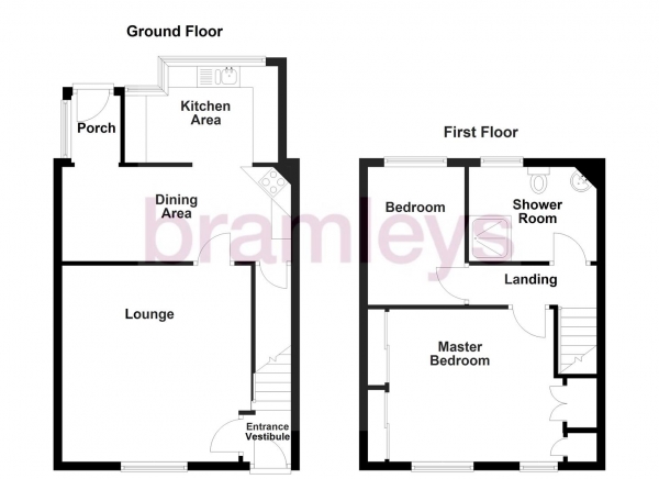 Floor Plan Image for 2 Bedroom Terraced House for Sale in Plains Lane, Elland