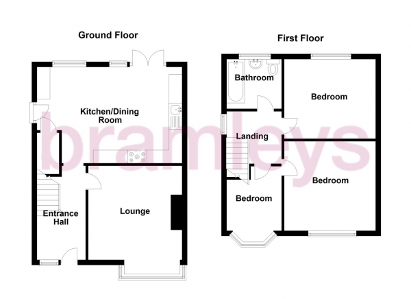 Floor Plan Image for 3 Bedroom Semi-Detached House for Sale in Crestfield Avenue, Elland