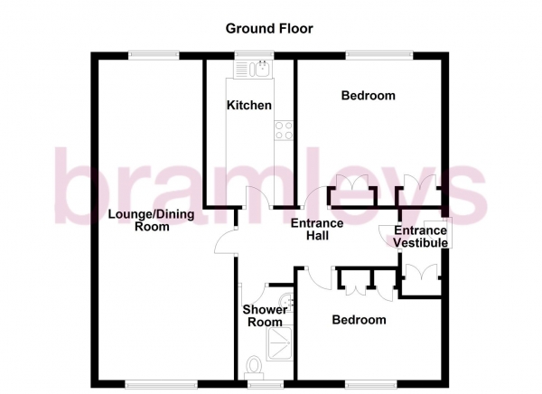 Floor Plan Image for 2 Bedroom Apartment for Sale in Rothwell Mount, Halifax