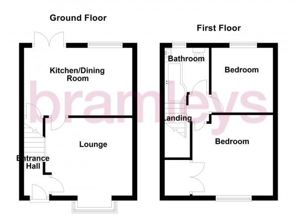 Floor Plan Image for 2 Bedroom Town House for Sale in Broadway, Halifax