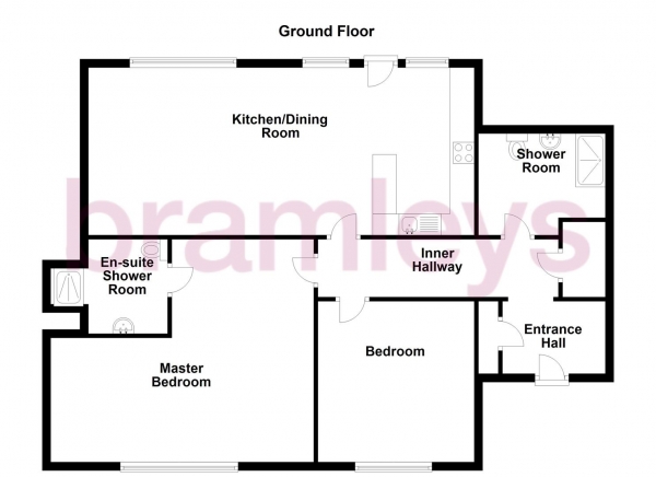 Floor Plan Image for 2 Bedroom Apartment for Sale in Crossley Ward, Haworth Close, Halifax