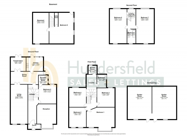 Floor Plan Image for 9 Bedroom Semi-Detached House for Sale in Plashet Grove, London