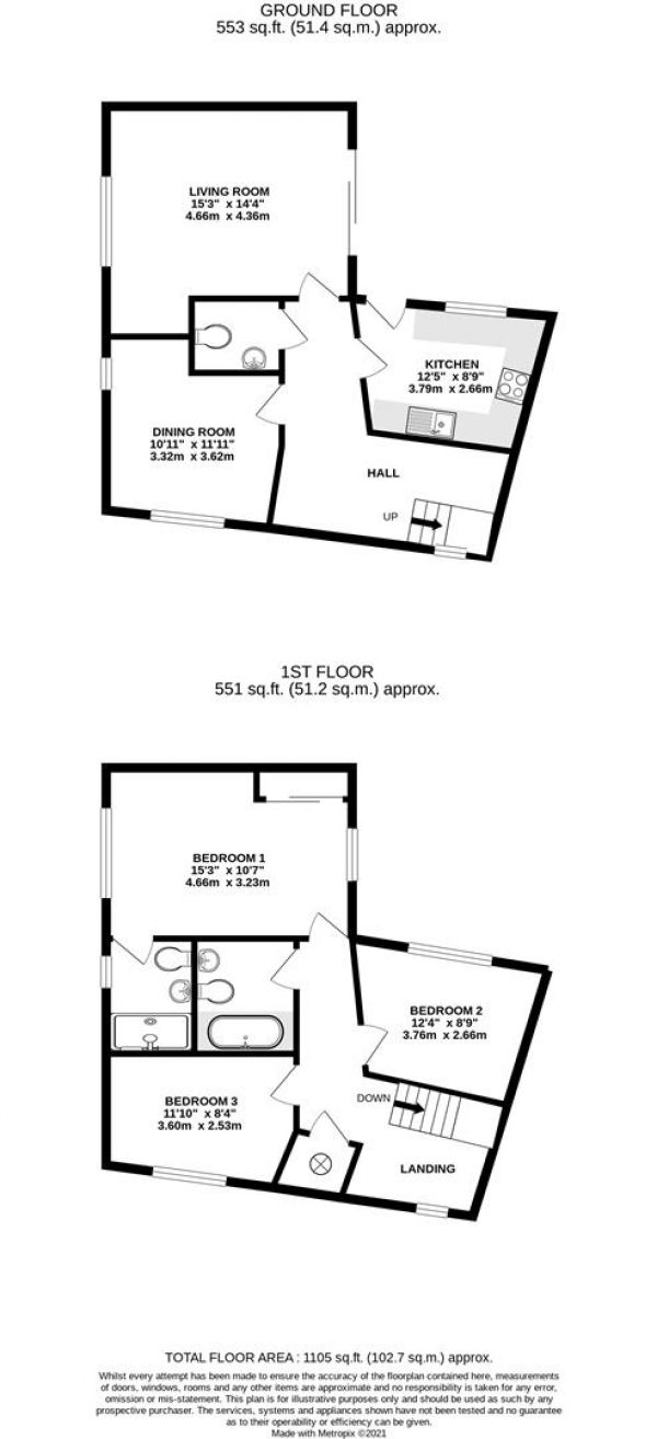 Floor Plan Image for 4 Bedroom Semi-Detached House for Sale in Evergreen Drive , West Drayton