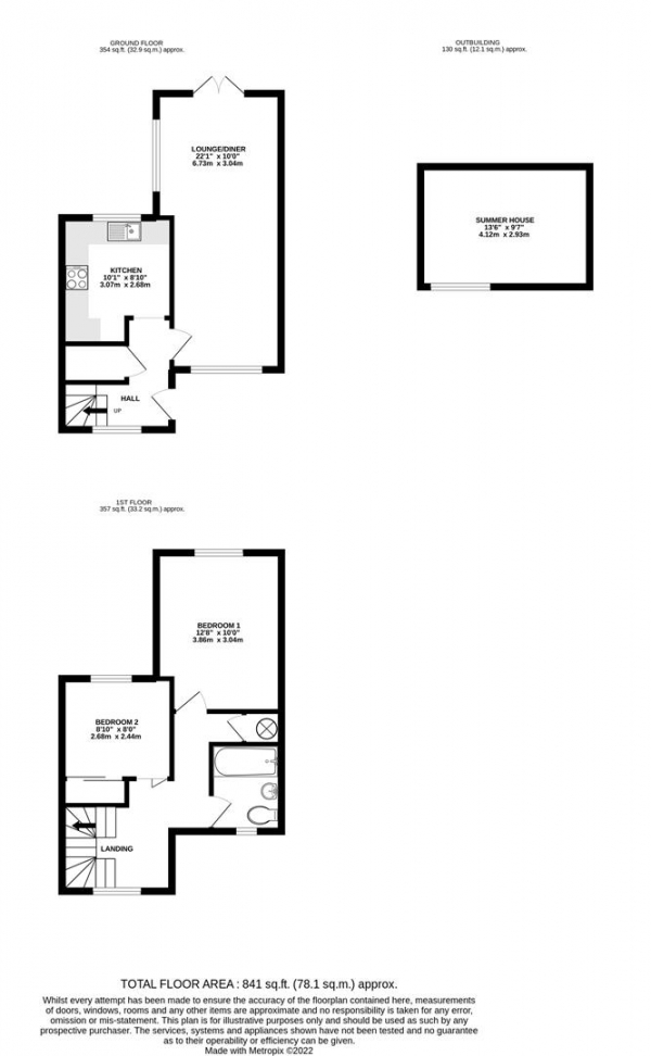 Floor Plan Image for 2 Bedroom End of Terrace House for Sale in Rutters Close, West Drayton