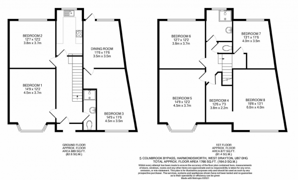 Floor Plan Image for 8 Bedroom Semi-Detached House for Sale in Colnbrook By Pass, Harmondsworth