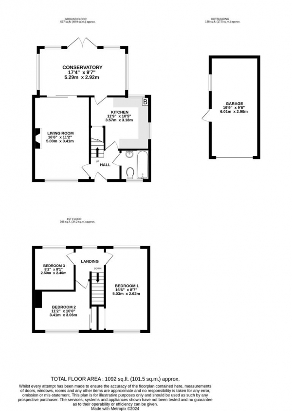 Floor Plan Image for 3 Bedroom Semi-Detached House for Sale in West Road, West Drayton