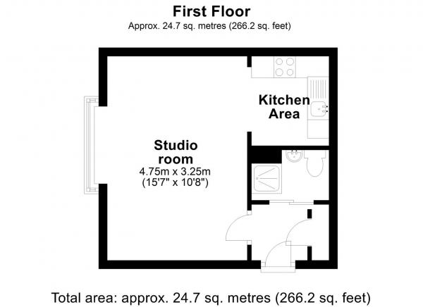 Floor Plan Image for Apartment for Sale in Hawthorne Crescent, West Drayton