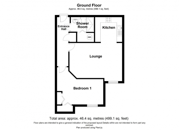 Floor Plan Image for 1 Bedroom Retirement Property for Sale in 60 High Street Harborne, Birmingham