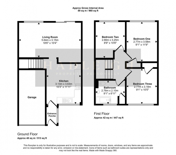 Floor Plan Image for 3 Bedroom Property for Sale in Welsh House Farm Road, Birmingham, B32