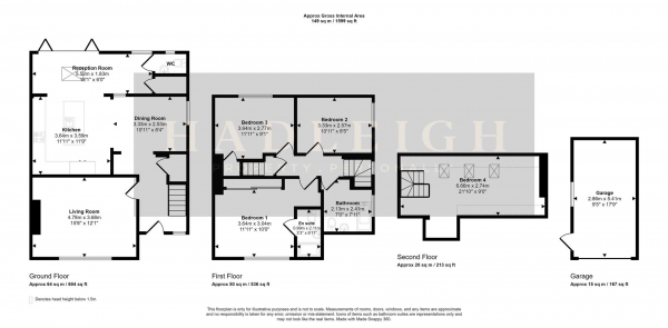 Floor Plan Image for 4 Bedroom Semi-Detached House for Sale in Carless Avenue, Birmingham