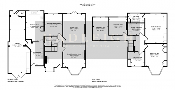 Floor Plan Image for 5 Bedroom Property for Sale in Selly Park Road, Selly Park, Birmingham