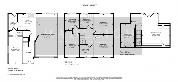 Floor Plan Image for 6 Bedroom Semi-Detached House for Sale in Court Oak Road, Birmingham, B32