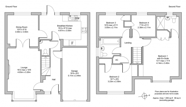 Floor Plan Image for 4 Bedroom Detached House for Sale in Cordelia Green, Heathcote, Warwick