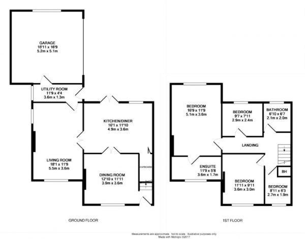 Floor Plan Image for 4 Bedroom End of Terrace House for Sale in Swallow Lane, Golcar, Hudderfield