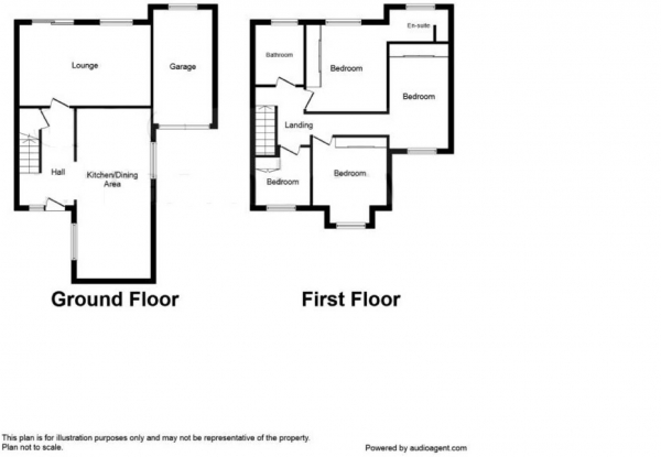 Floor Plan Image for 4 Bedroom Semi-Detached House for Sale in Pennine Gardens, Linthwaite, Huddersfield