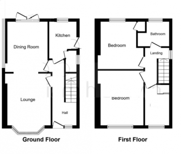 Floor Plan Image for 3 Bedroom Semi-Detached House for Sale in Stoney Lane, Longwood, Huddersfield