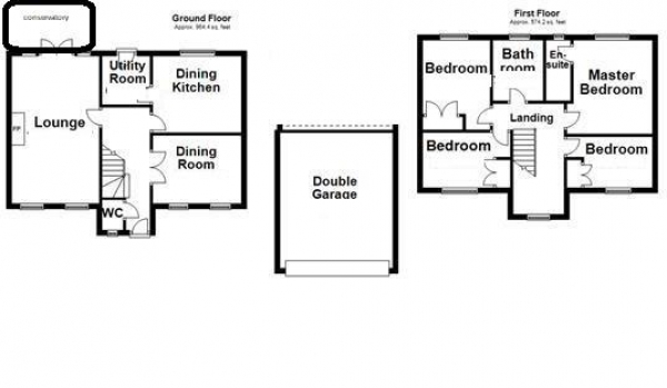 Floor Plan Image for 4 Bedroom Detached House for Sale in Whitebeam Park, Huddersfield,