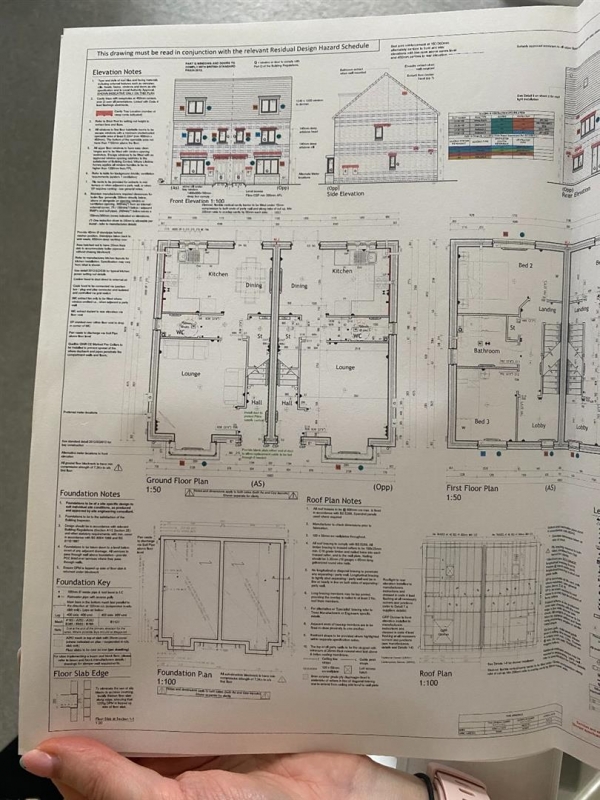 Floor Plan Image for 3 Bedroom Town House for Sale in Acre Lane, Rastrick, Huddersfield