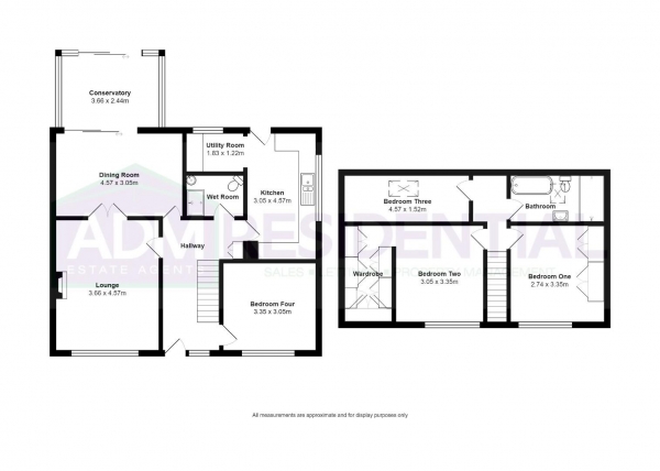 Floor Plan Image for 4 Bedroom Semi-Detached House for Sale in Stonefield Road, Huddersfield