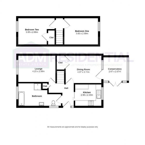 Floor Plan Image for 3 Bedroom Semi-Detached House for Sale in Banks Crescent, Golcar, Huddersfield