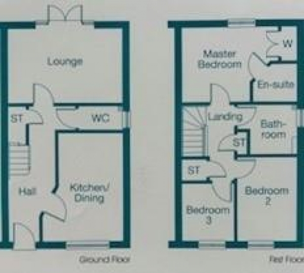 Floor Plan Image for 3 Bedroom Semi-Detached House for Sale in Black Rock Drive, Linthwaite, Huddersfield