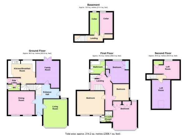 Floor Plan Image for 4 Bedroom Detached House for Sale in Highfield Road, Hertford