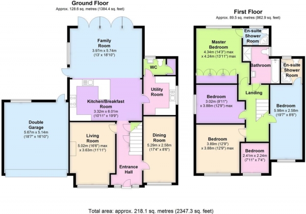 Floor Plan Image for 5 Bedroom Detached House for Sale in Cowper Crescent, Hertford