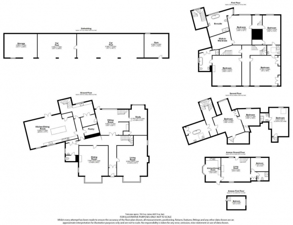 Floor Plan Image for 7 Bedroom Detached House for Sale in Widford Road, Much Hadham