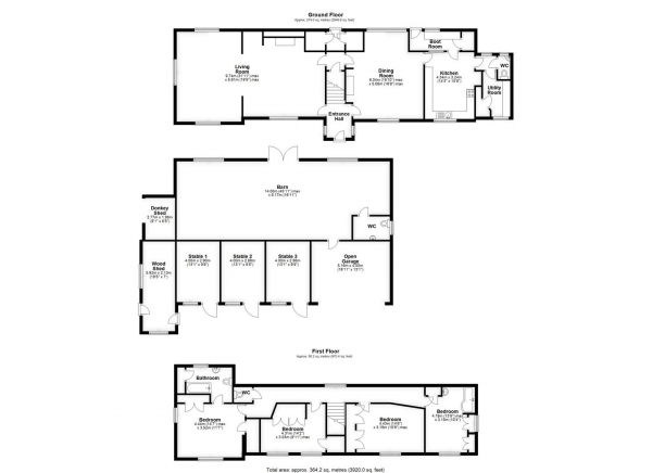 Floor Plan Image for 4 Bedroom Detached House for Sale in Sandon, Buntingford