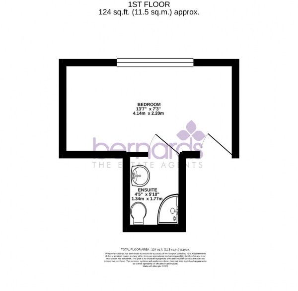 Floor Plan Image for 1 Bedroom House Share to Rent in Canal Walk, Portsmouth