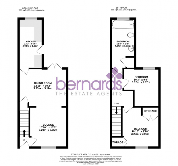 Floor Plan Image for 2 Bedroom Terraced House for Sale in Eldon Street, Southsea