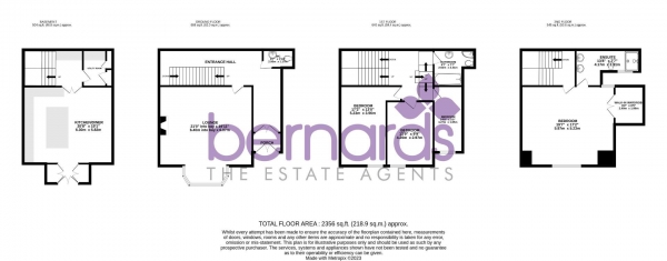 Floor Plan Image for 4 Bedroom Town House to Rent in Nelson Road, Southsea