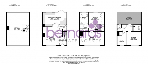 Floor Plan Image for 4 Bedroom Town House for Sale in High Street, Portsmouth