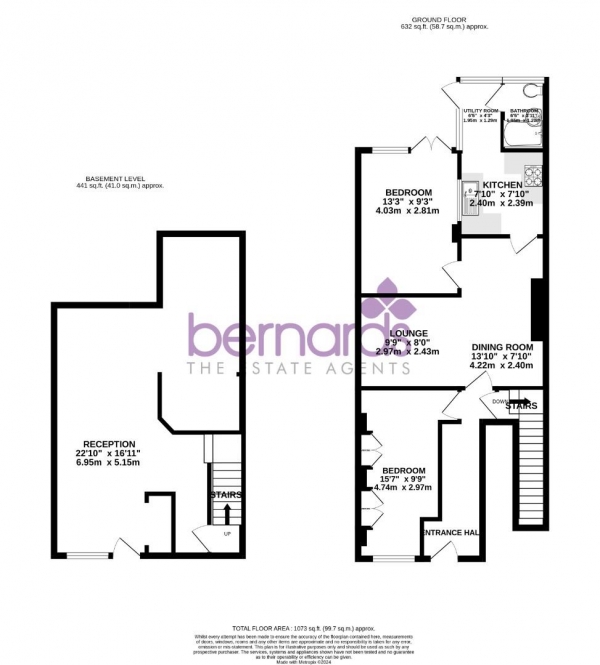 Floor Plan Image for 2 Bedroom Flat for Sale in Francis Avenue, Southsea