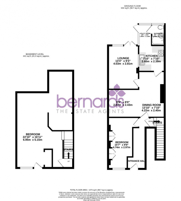 Floor Plan Image for 2 Bedroom Flat for Sale in Francis Avenue, Southsea