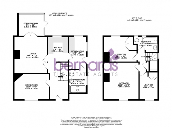 Floor Plan Image for 3 Bedroom Semi-Detached House for Sale in Edgeware Road, Southsea