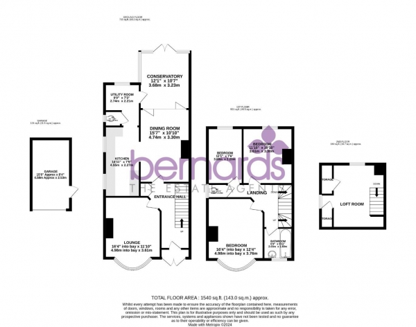 Floor Plan Image for 3 Bedroom Semi-Detached House for Sale in Devonshire Avenue, Southsea