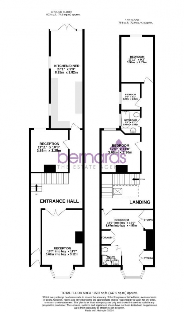 Floor Plan Image for 4 Bedroom Semi-Detached House for Sale in Campbell Road, Southsea