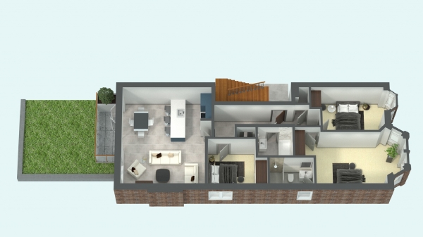 Floor Plan Image for 3 Bedroom Flat to Rent in Woodborough Road, London