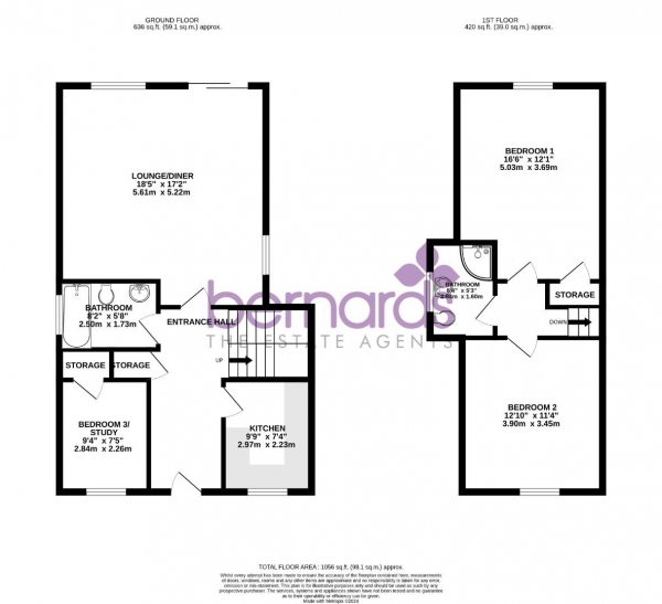 Floor Plan Image for 3 Bedroom Detached House for Sale in Martyle Villa, Manor Road, Hayling Island