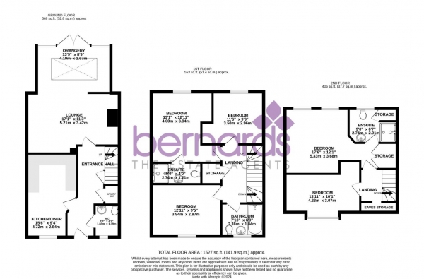 Floor Plan Image for 5 Bedroom Town House for Sale in Nevinson Way, Waterlooville