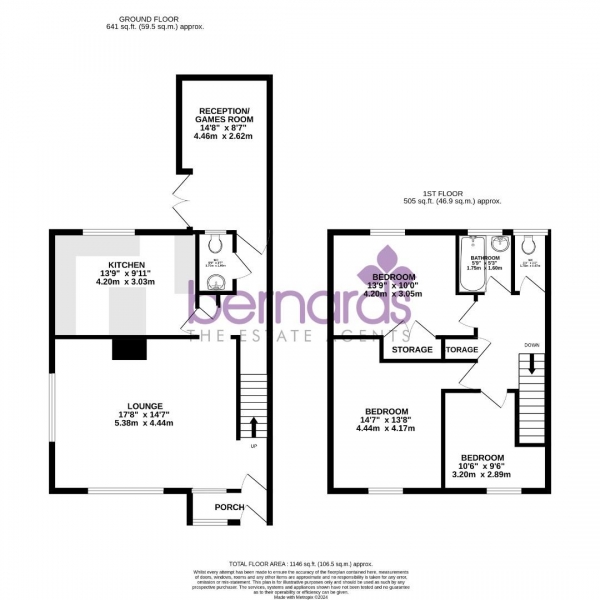 Floor Plan Image for 3 Bedroom Semi-Detached House for Sale in Froxfield Road, Havant