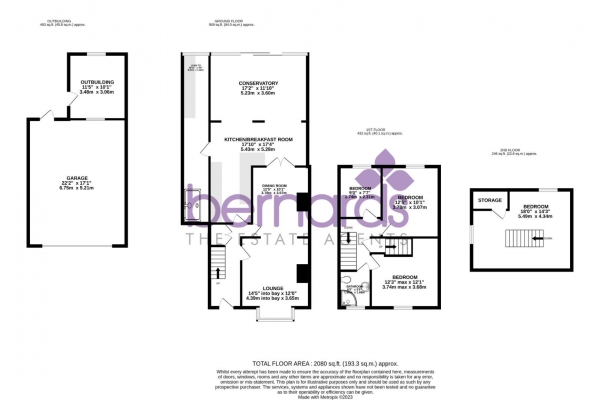 Floor Plan Image for 3 Bedroom Semi-Detached House for Sale in Stakes Road, Purbrook