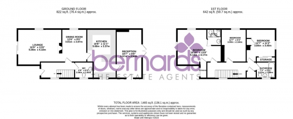 Floor Plan Image for 3 Bedroom Detached House for Sale in Queens Road, Waterlooville