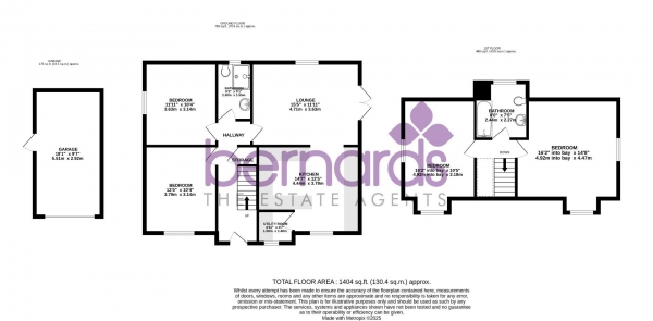 Floor Plan Image for 4 Bedroom Detached House for Sale in Cotwell Avenue, Waterlooville