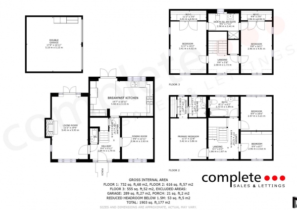 Floor Plan Image for 5 Bedroom Detached House for Sale in Hermione Close, Heathcote, Warwick