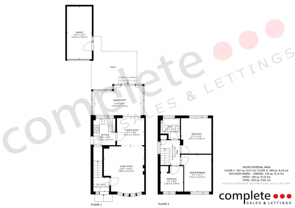Floor Plan Image for 3 Bedroom Property for Sale in Woodward Close, Whitnash, Leamington Spa