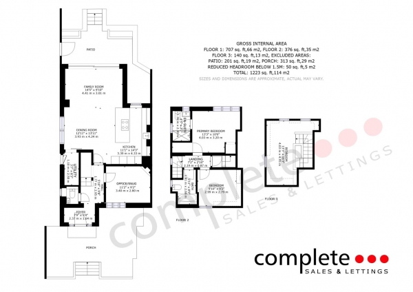 Floor Plan Image for 3 Bedroom Cottage for Sale in Warwick Road, Leek Wootton, Warwick