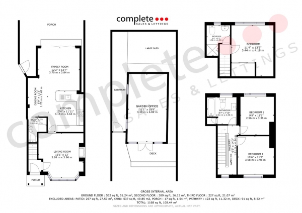 Floor Plan Image for 3 Bedroom Town House for Sale in Wharf Street, Warwick