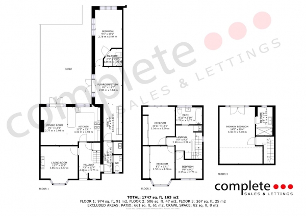 Floor Plan Image for 5 Bedroom Semi-Detached House for Sale in St. Andrews Road, Leamington Spa